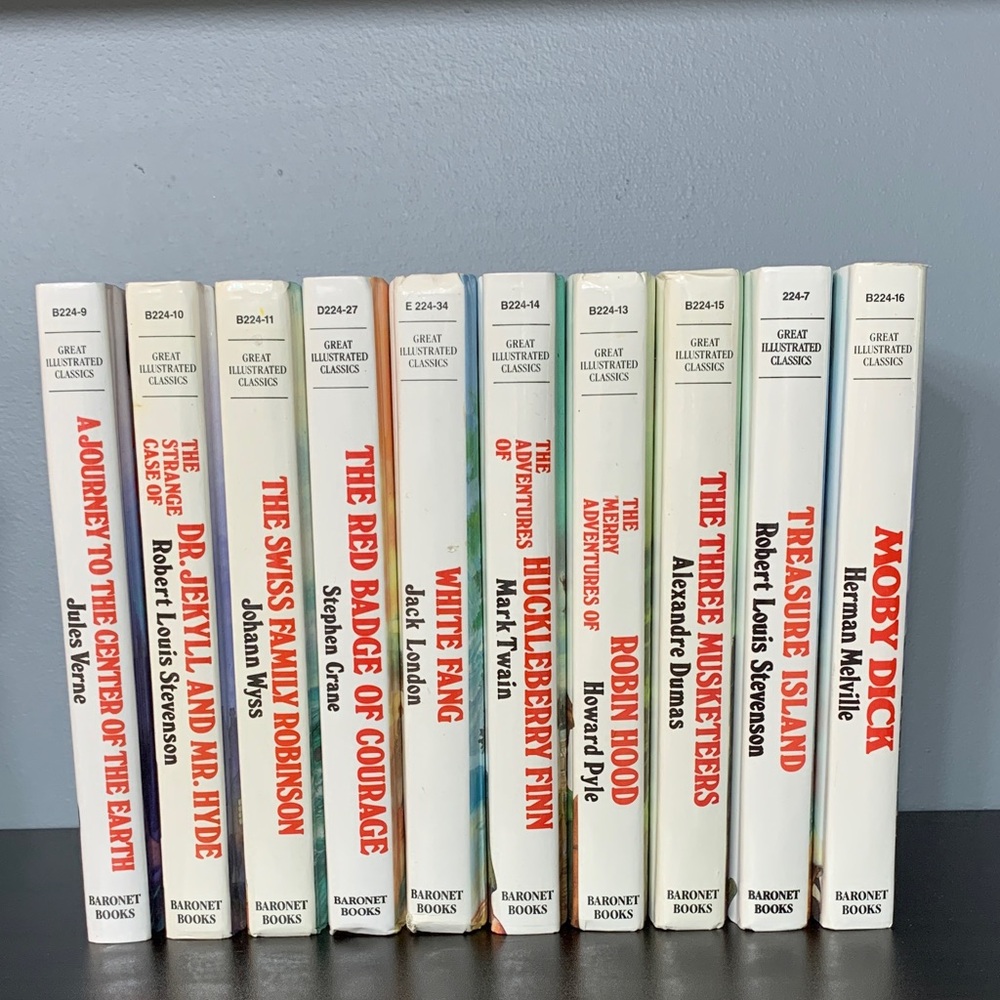 Lot of 10 Great Illustrated Classics Books